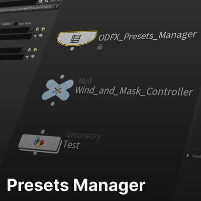ODFX Presets Manager for Houdini Indie