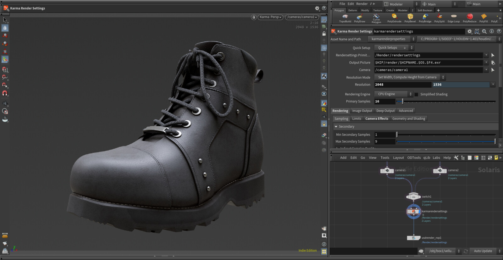 Hydra Viewport Rendering: Front View