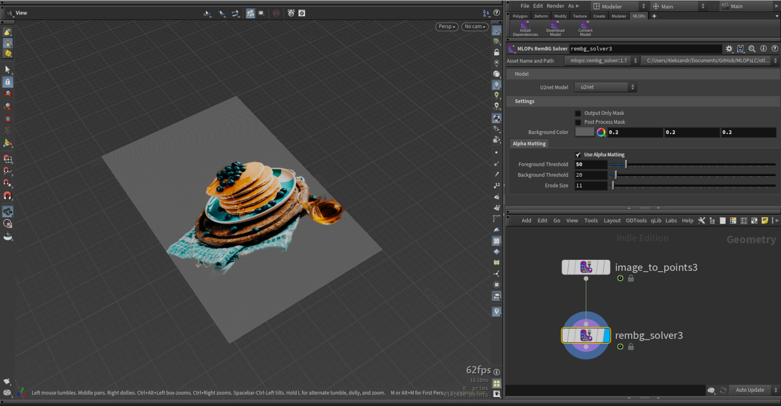 RemBG
This node extracts and replaces background of any image with solid color.