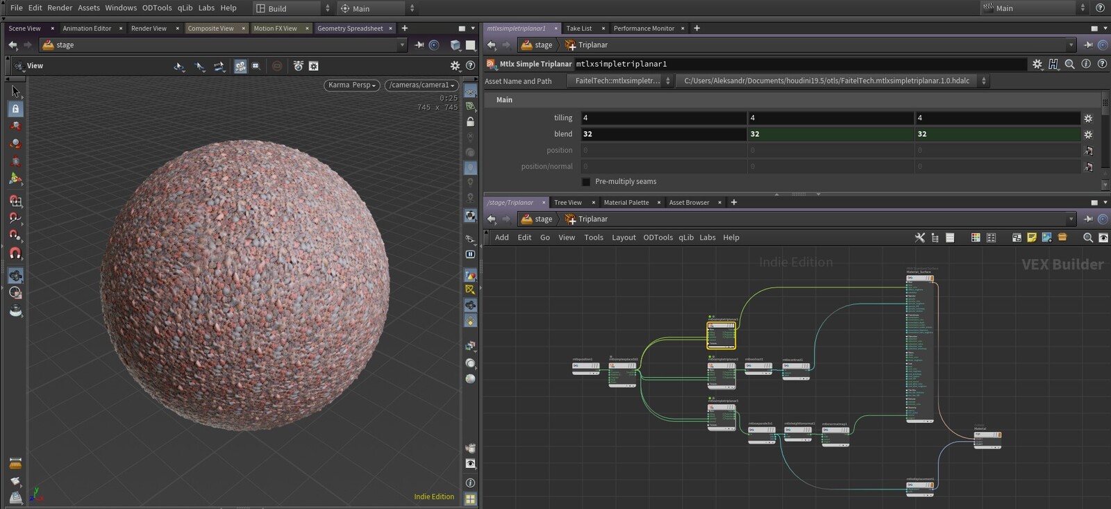 How to apply texture images from 6 axis